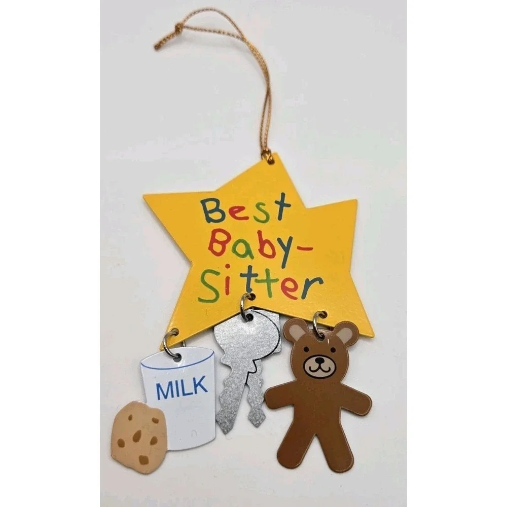 Avon Best Babysitter Hanging Ornament Gift 🎁 3.5